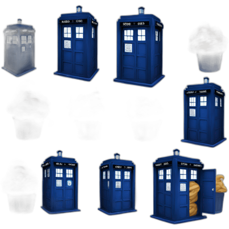 Tardis with gifs emoji