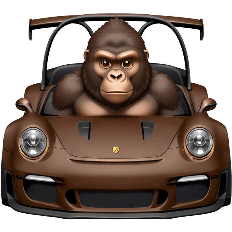 gorilla driving gt3rs emoji