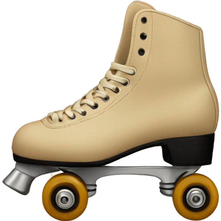 beige vintage skates emoji