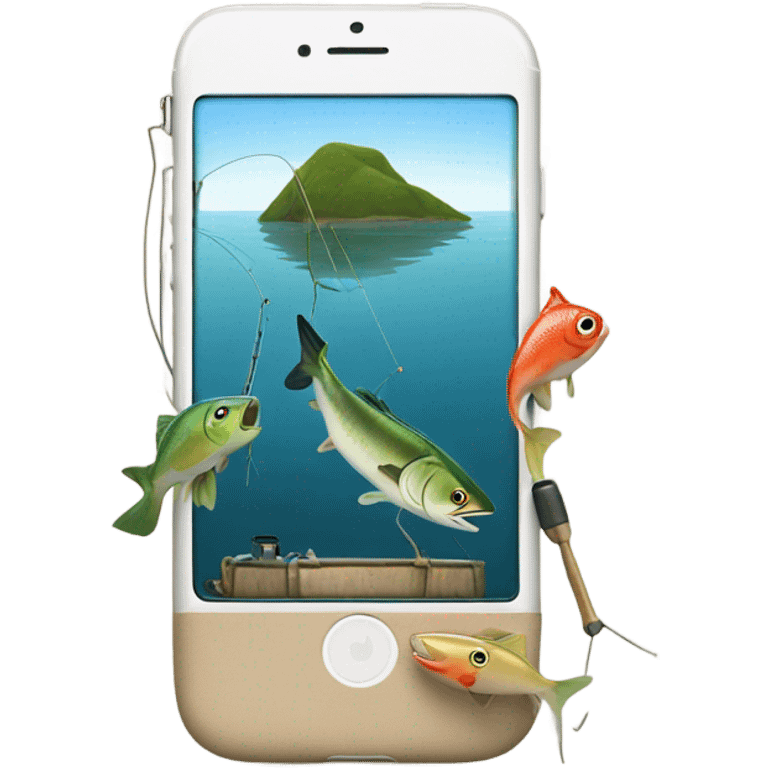 iPhone emoji fishing  emoji