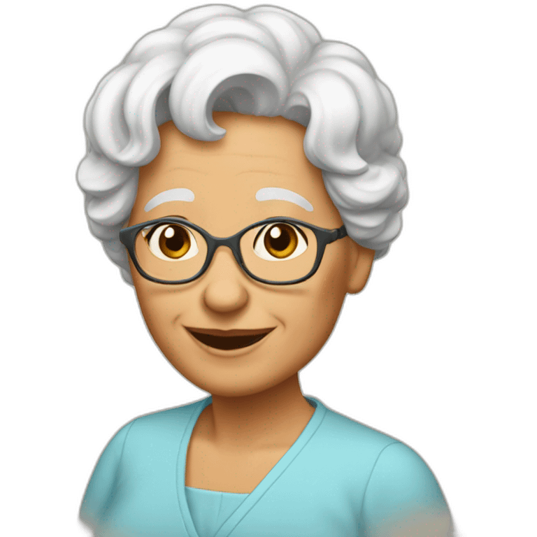 Mamie contente emoji