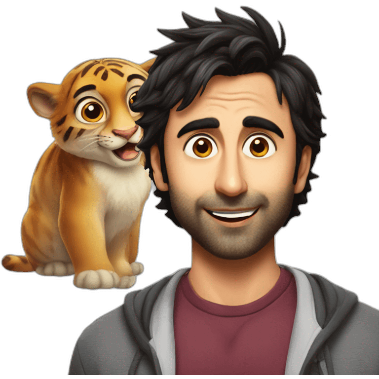 Ranbir Kapoor in animal movie emoji