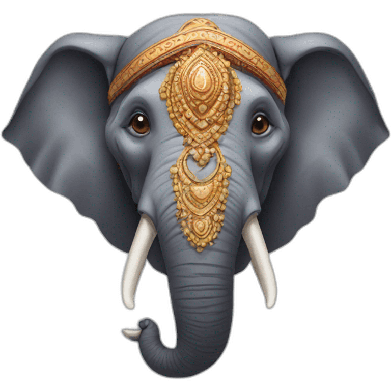 Indian Elephant head emoji