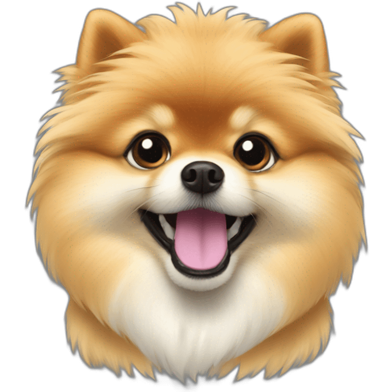 pomeranian-white-dinossaur-clothing emoji