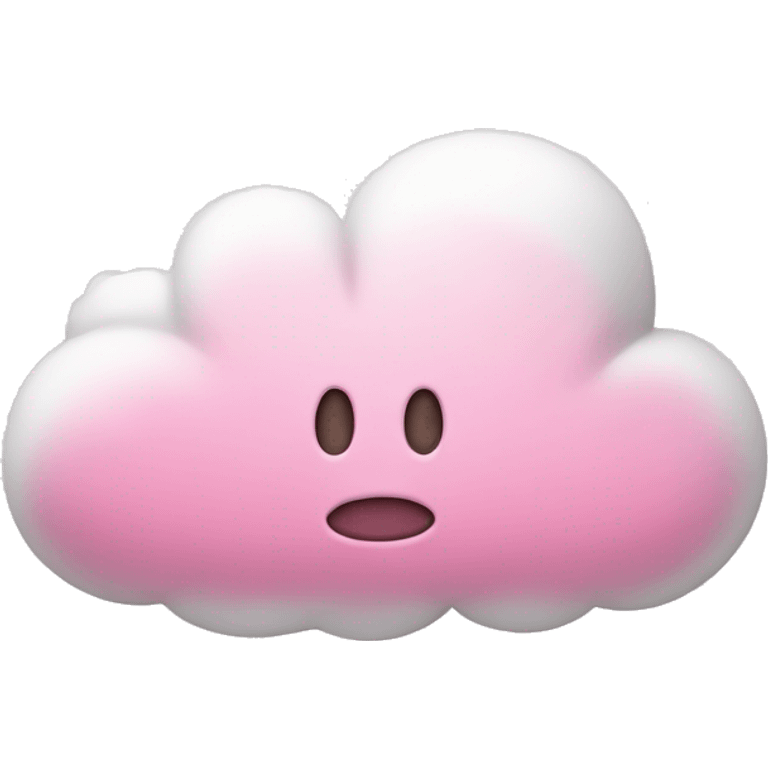 cloud wit pink heart  emoji