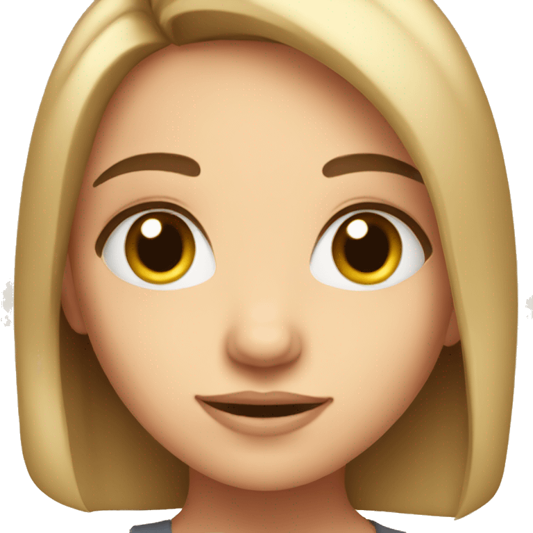 Cute girl emoji