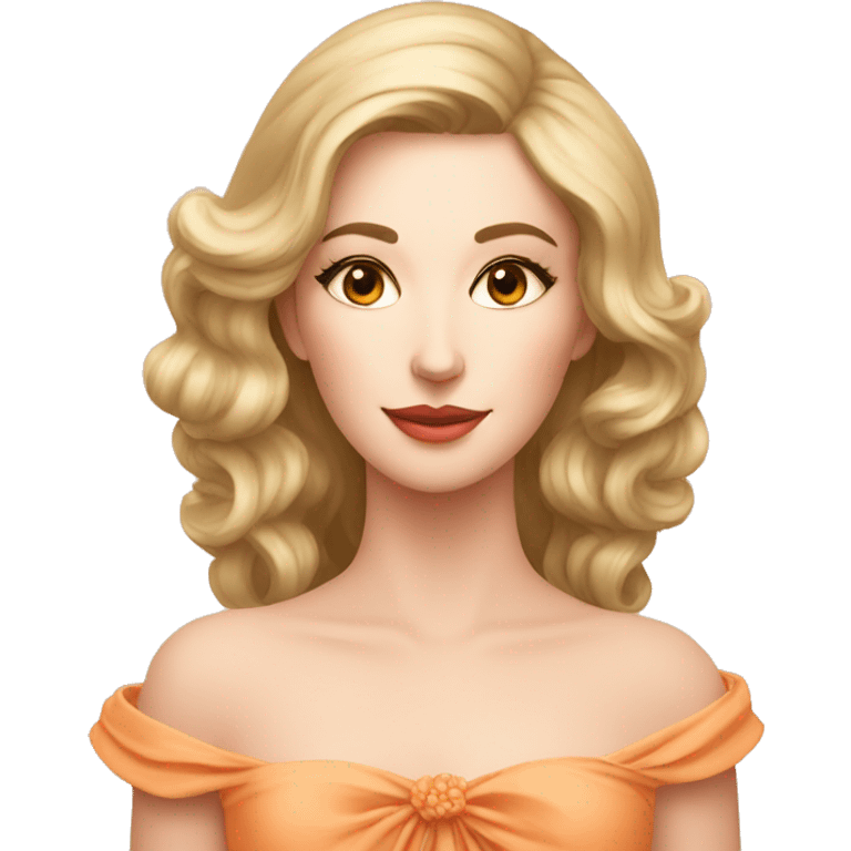 elegant Apricot emoji