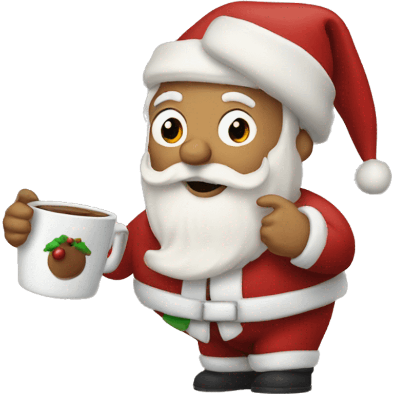 Kaffe santa emoji