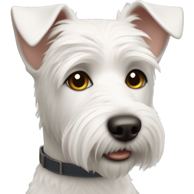 white short haired terrier emoji