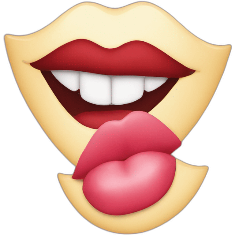 Lip kiss emoji