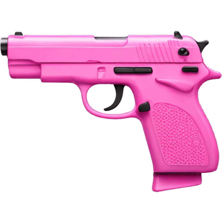 Pink gun emoji