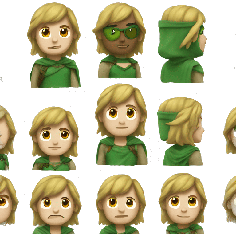 super hero link emoji