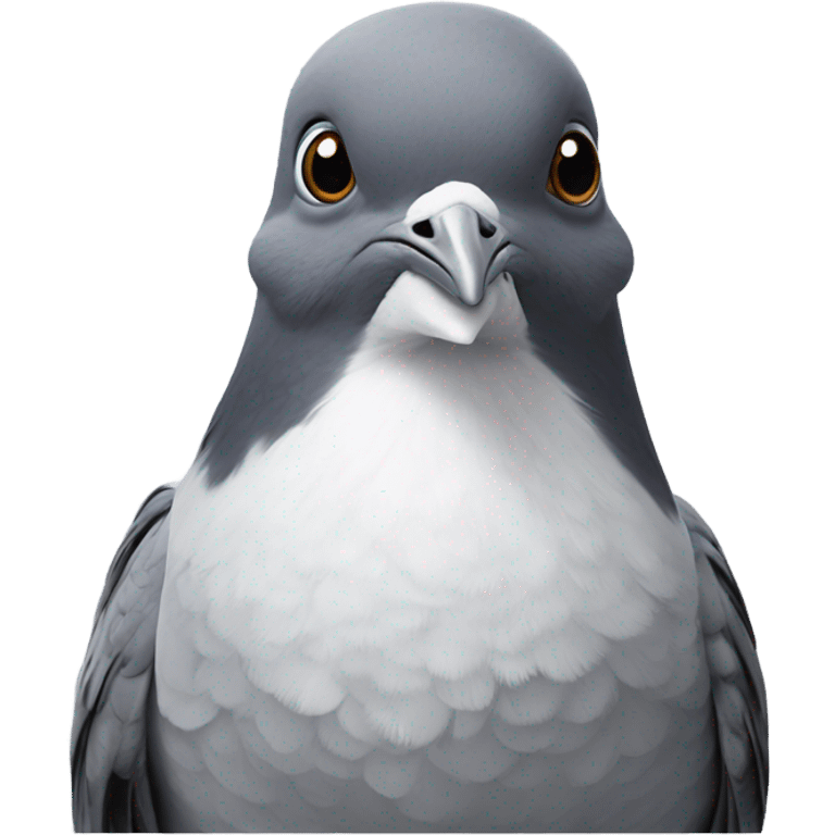 Trump’s face on a pigeon emoji