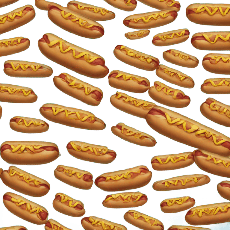 Hotdog surfboard emoji