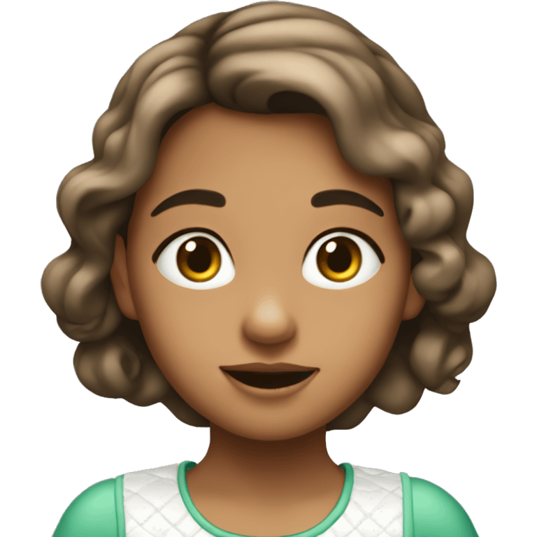 Niña fresa emoji