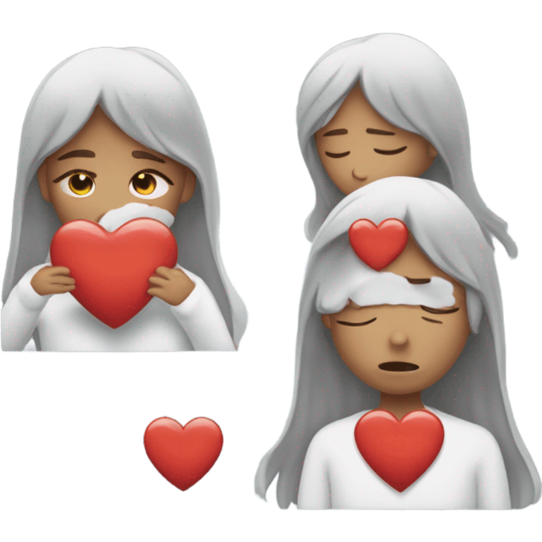 Love and cry emoji