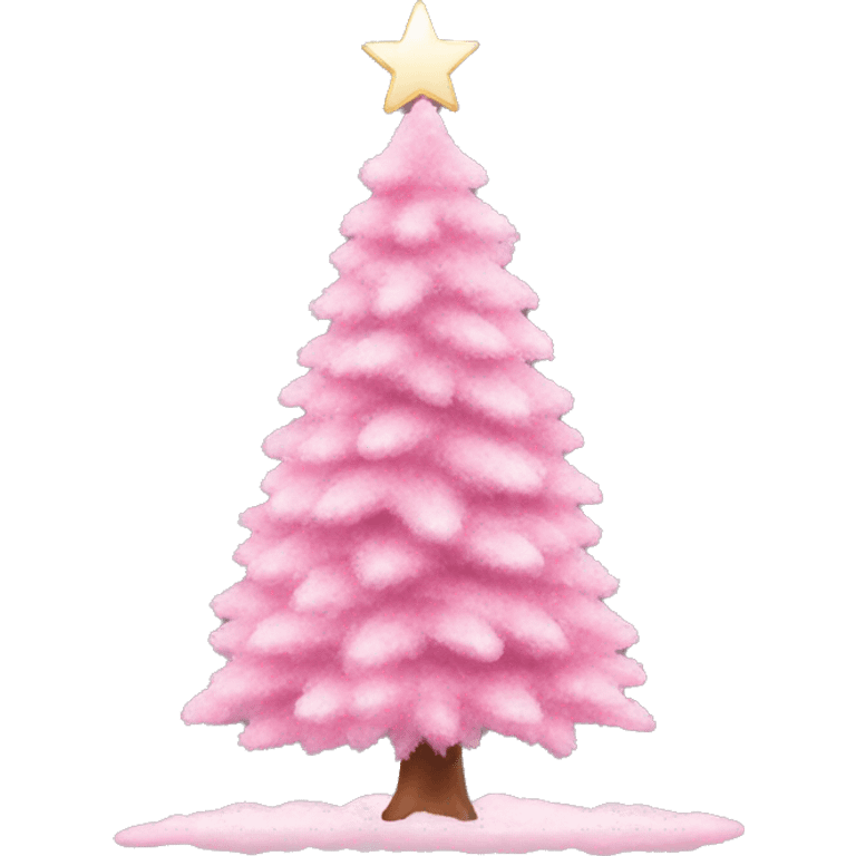 Aesthetic Christmas tree Pink￼ emoji