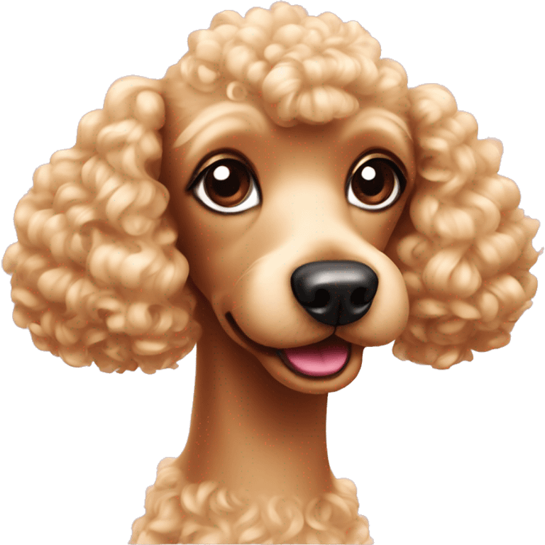 barbie poodle dog emoji