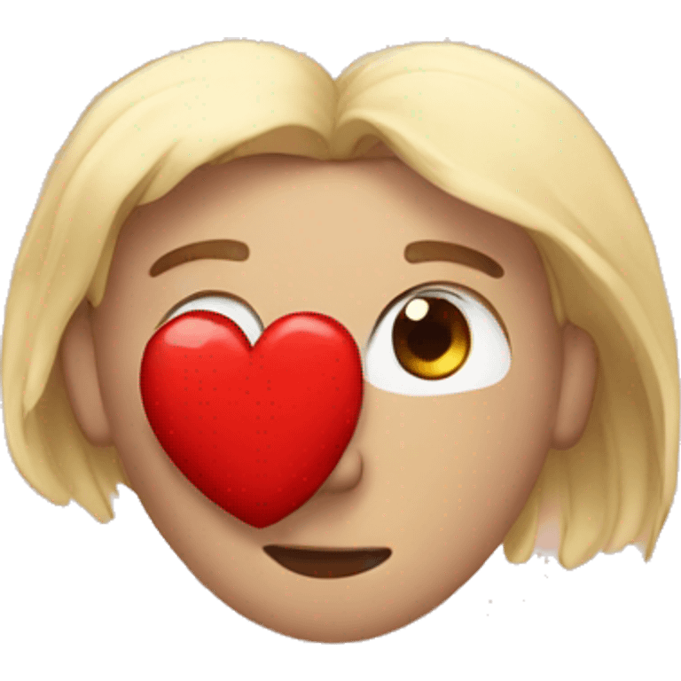 a darł red heart emoji