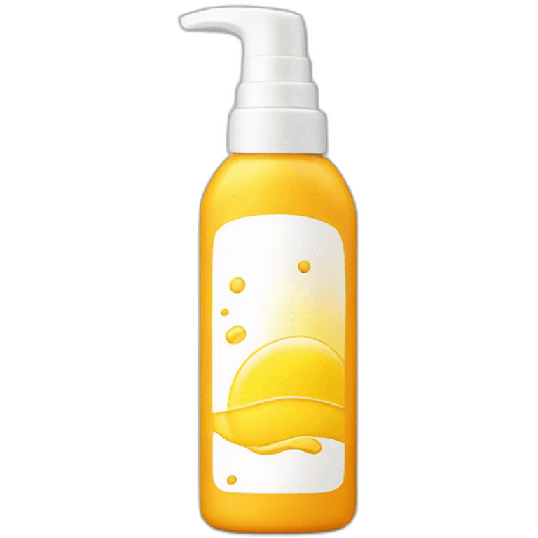 Sunscreen bottle emoji