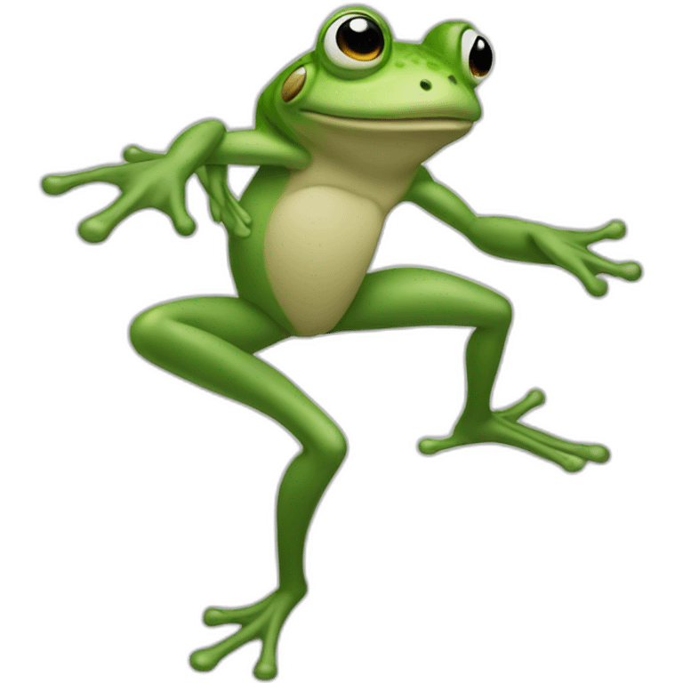 grenouille qui danse emoji