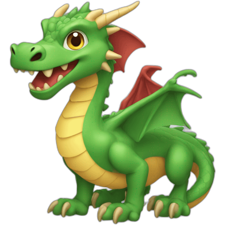 dragon from gift box emoji