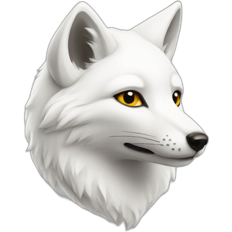 white fox emoji