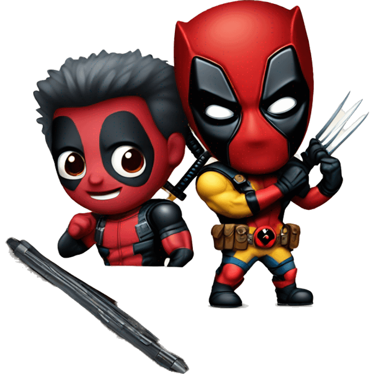 deadpool and wolverine emoji