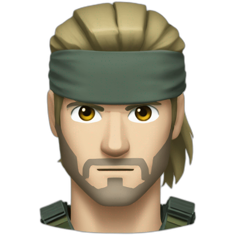 Metal gear solid snake emoji