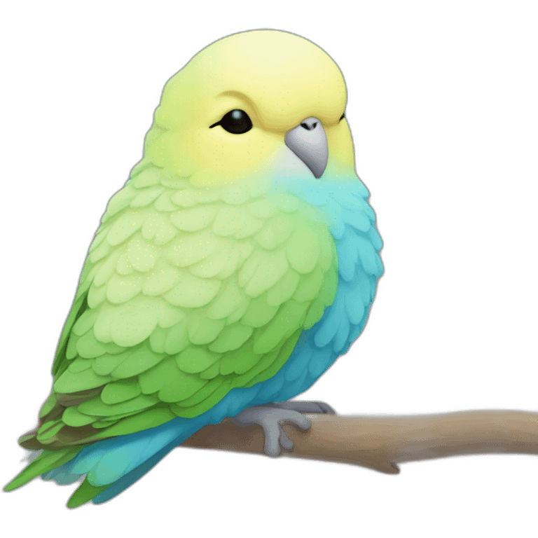 budgerigar sleep emoji