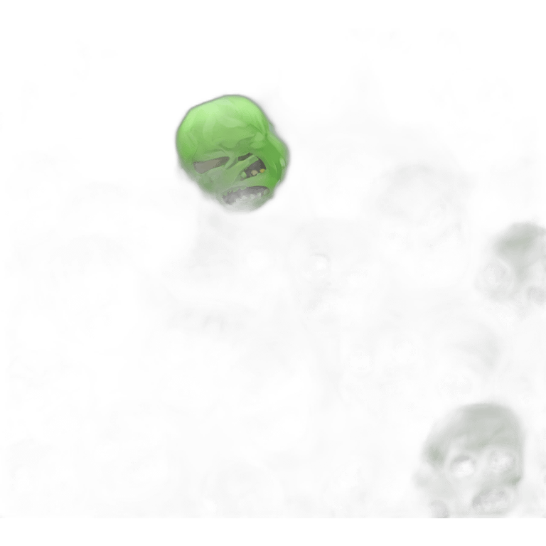 Green zombie emoji