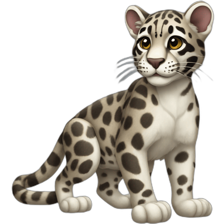 Clouded Leopard Full Body emoji