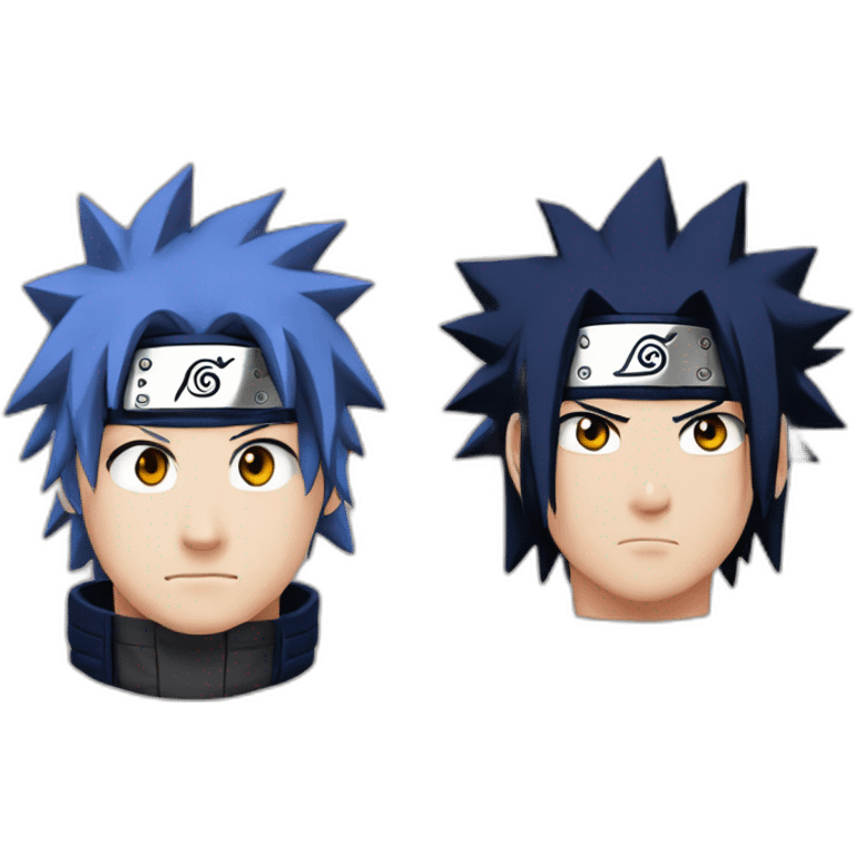 naruto and sasuke emoji