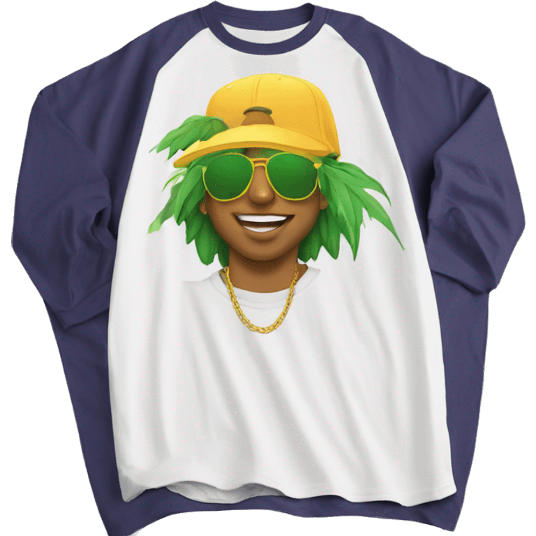 Skater fashion aesthetic baggy clothes graphic t shirt 420 emoji