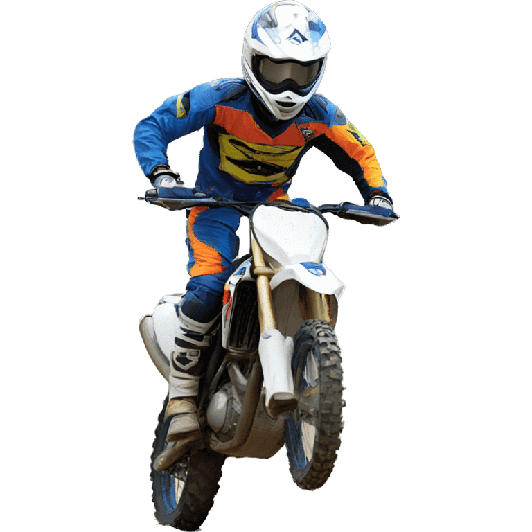 Moto cross  emoji