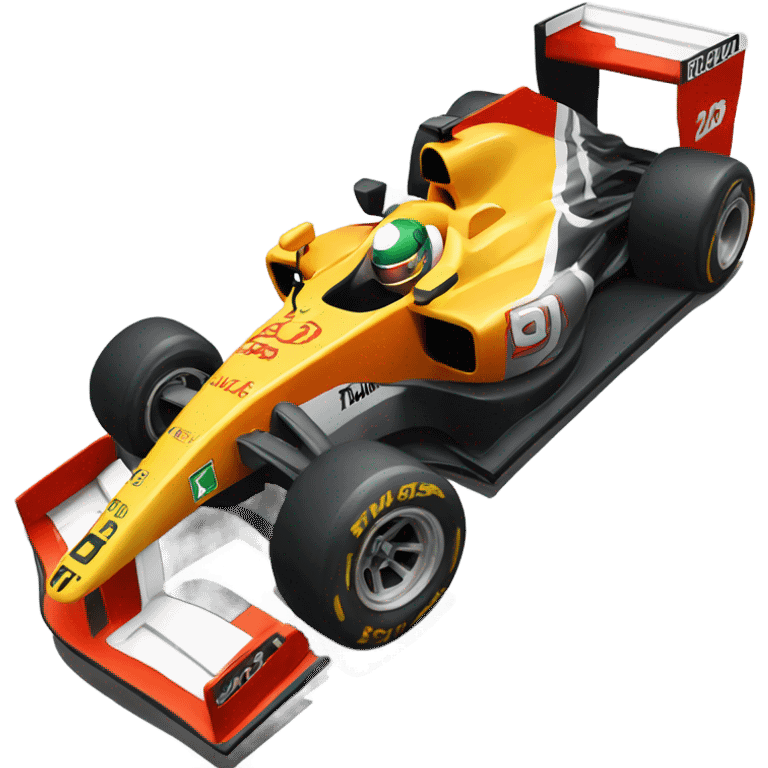 Formula 1 race car emoji