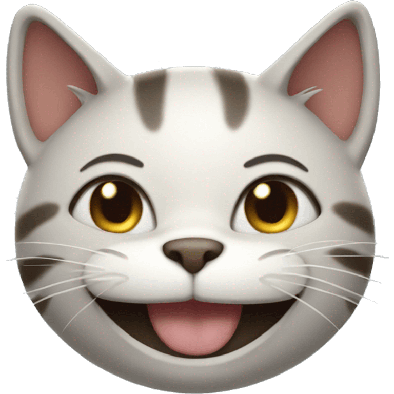 Laughing cat emoji