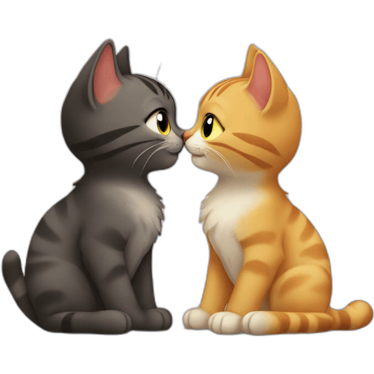 two-cats-kissing emoji