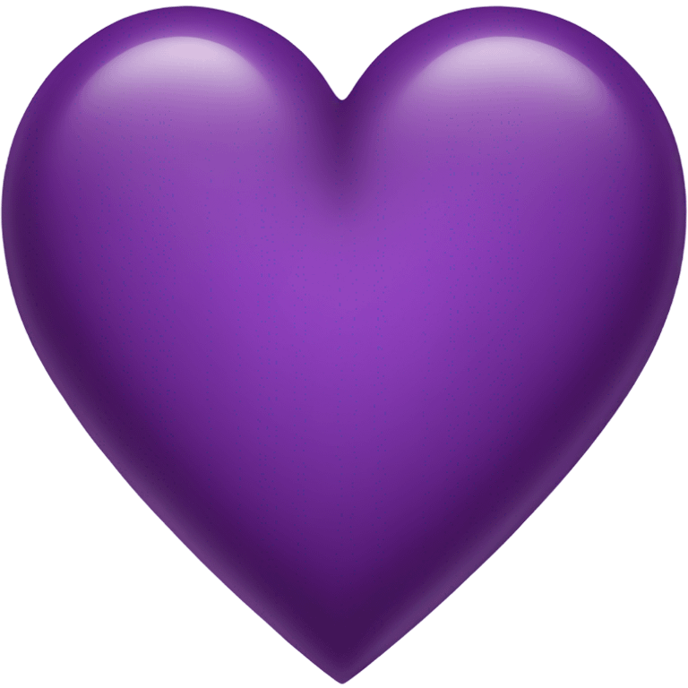 Purple heart emoji