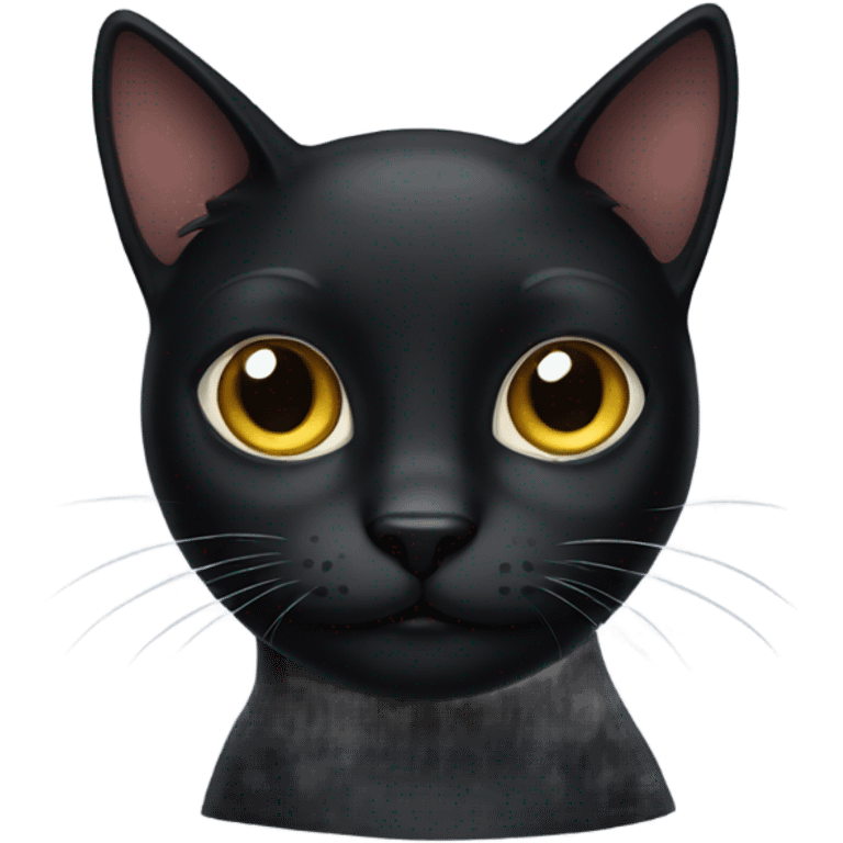 Black cat emoji