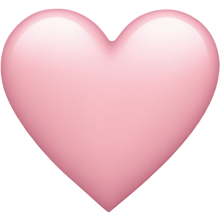 light pink heart  emoji