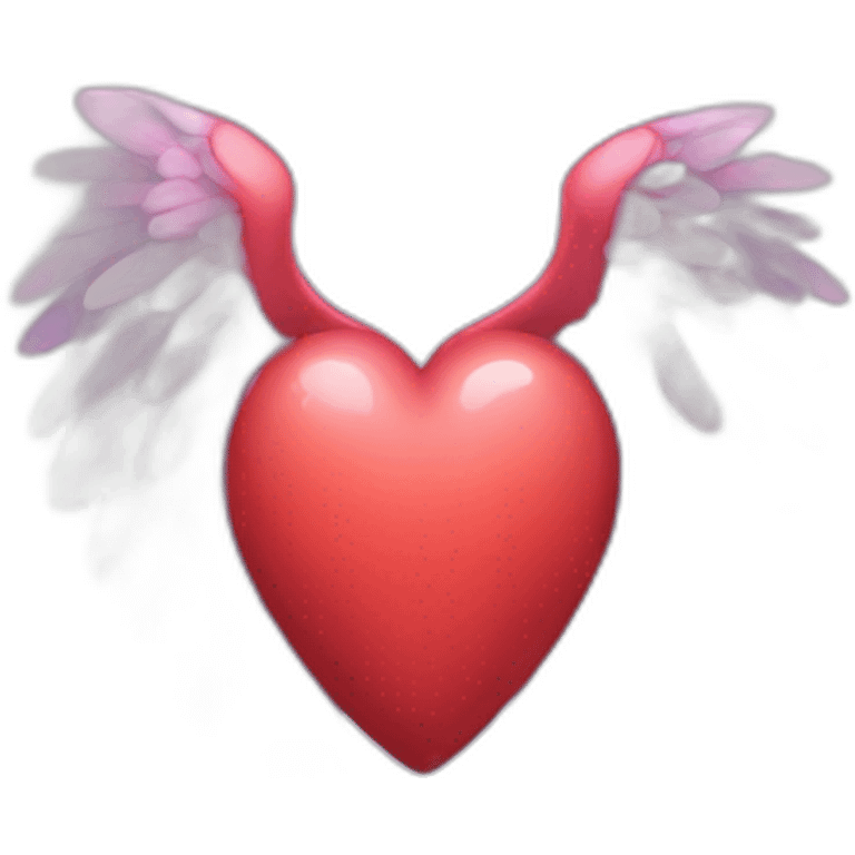 sad wing heart emoji