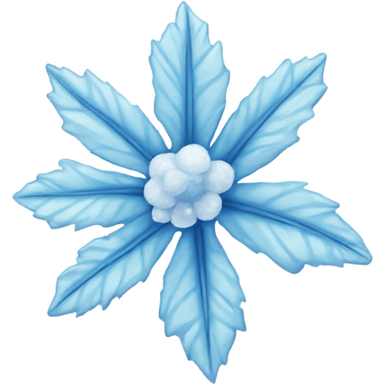 Ice flower emoji