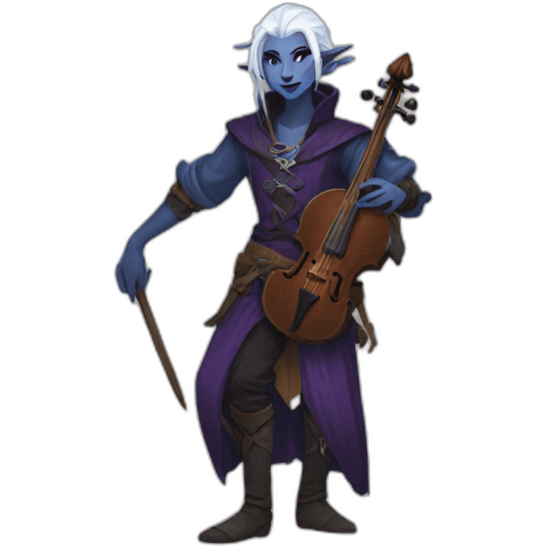 Drow bard dnd emoji