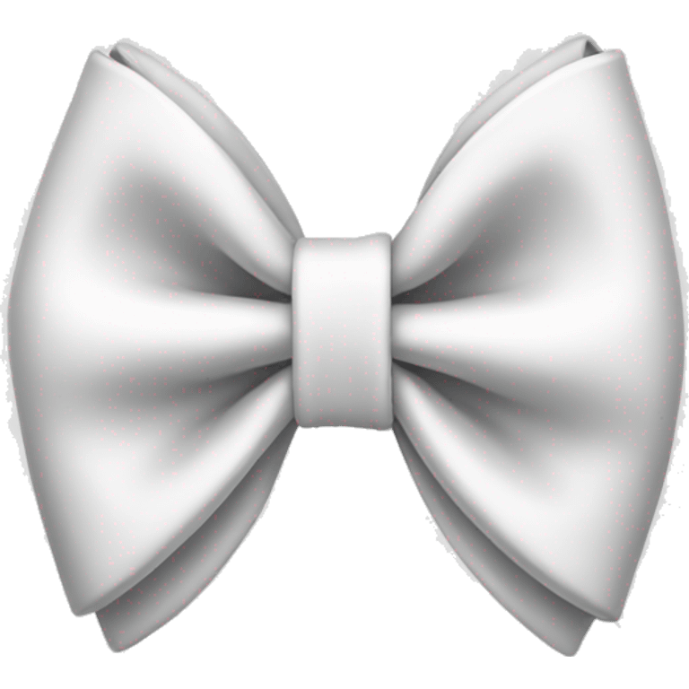 White bow emoji