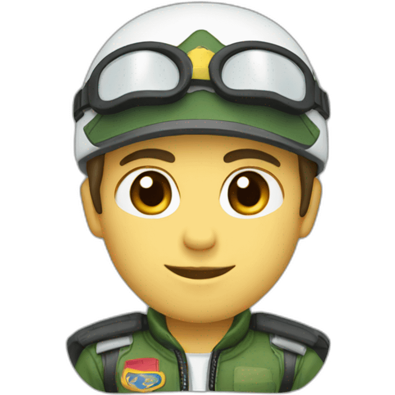 Pilote de bicross emoji