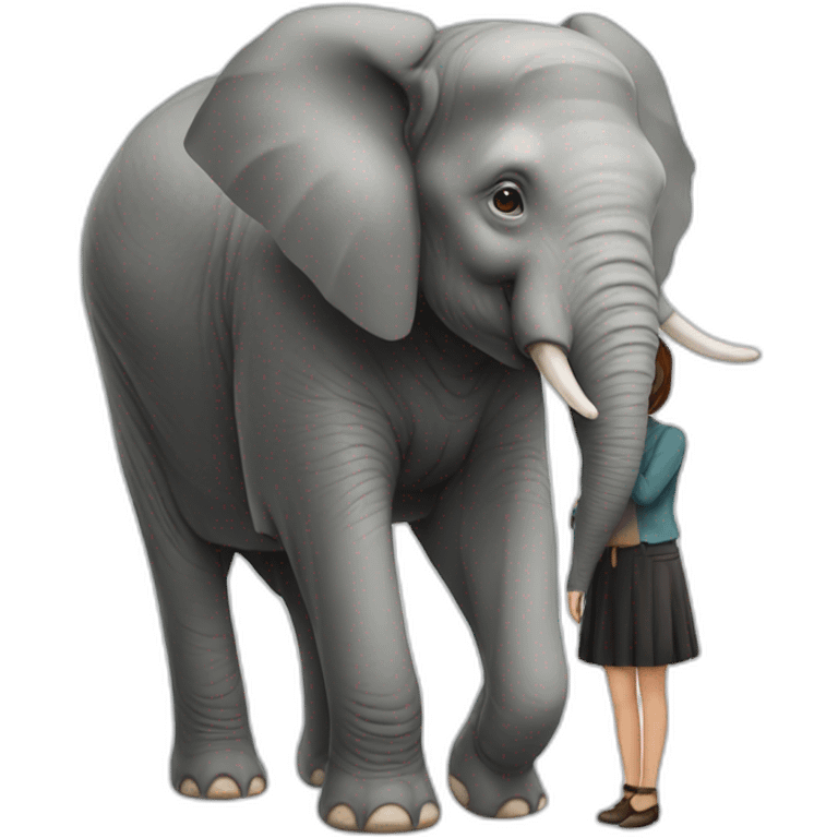 elephant with a person emoji