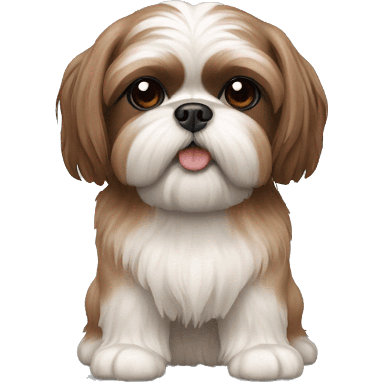 Brown shih tzu emoji