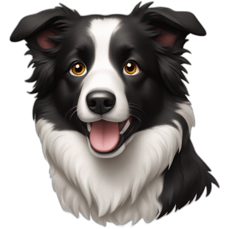 a border collie emoji