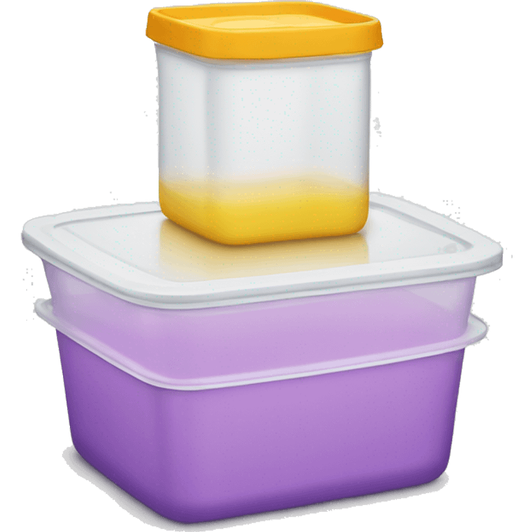 Square Tupperwares emoji